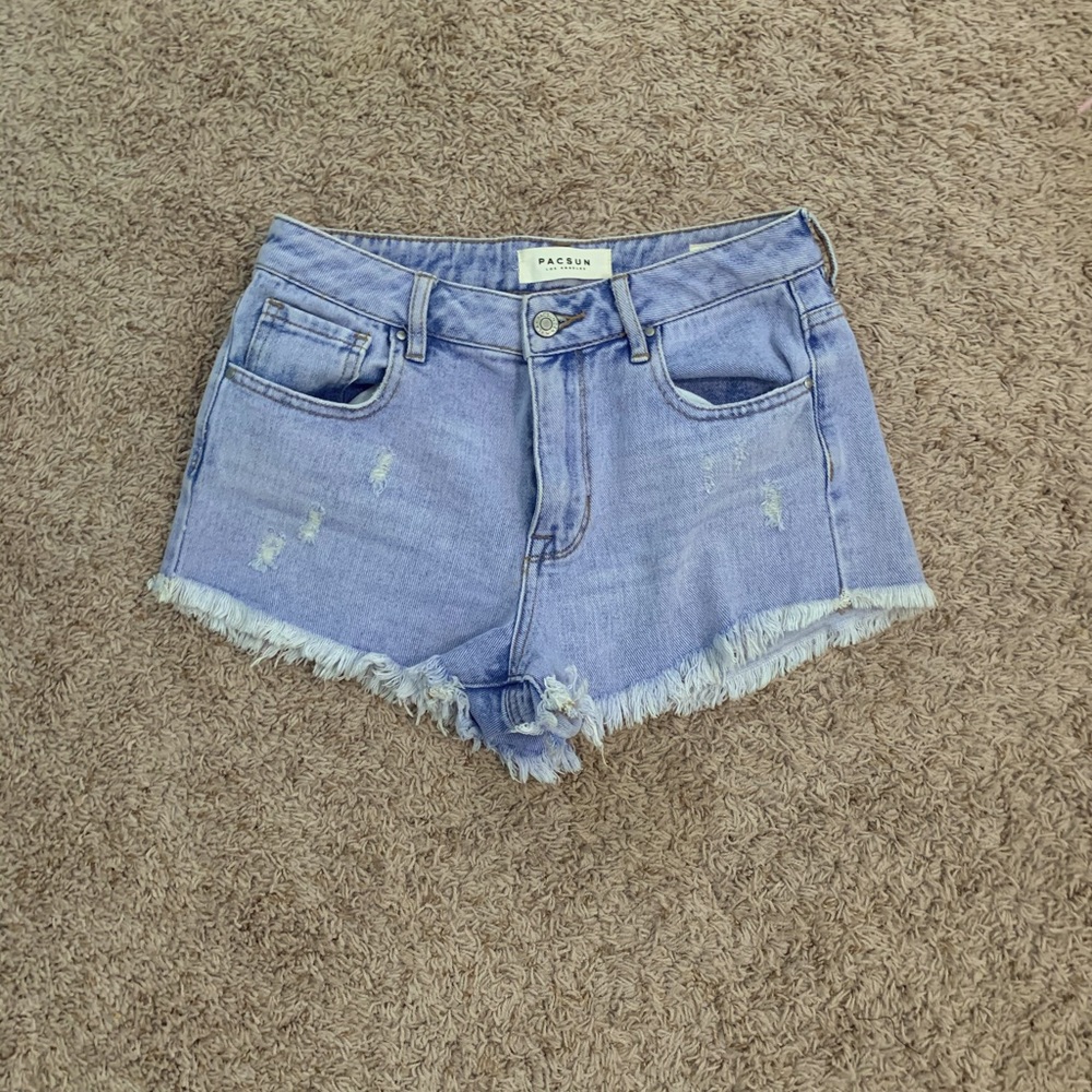 Pacsun high rise jean shorts!